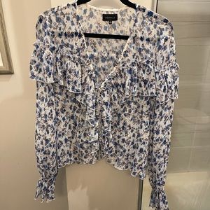 Majorelle Floral Blouse